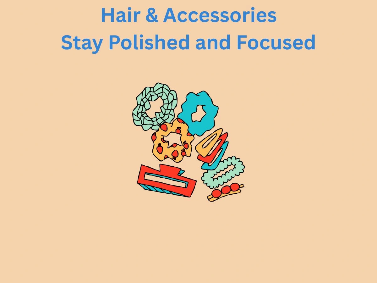 Hair and Accessories Look Polished and Stay Focused