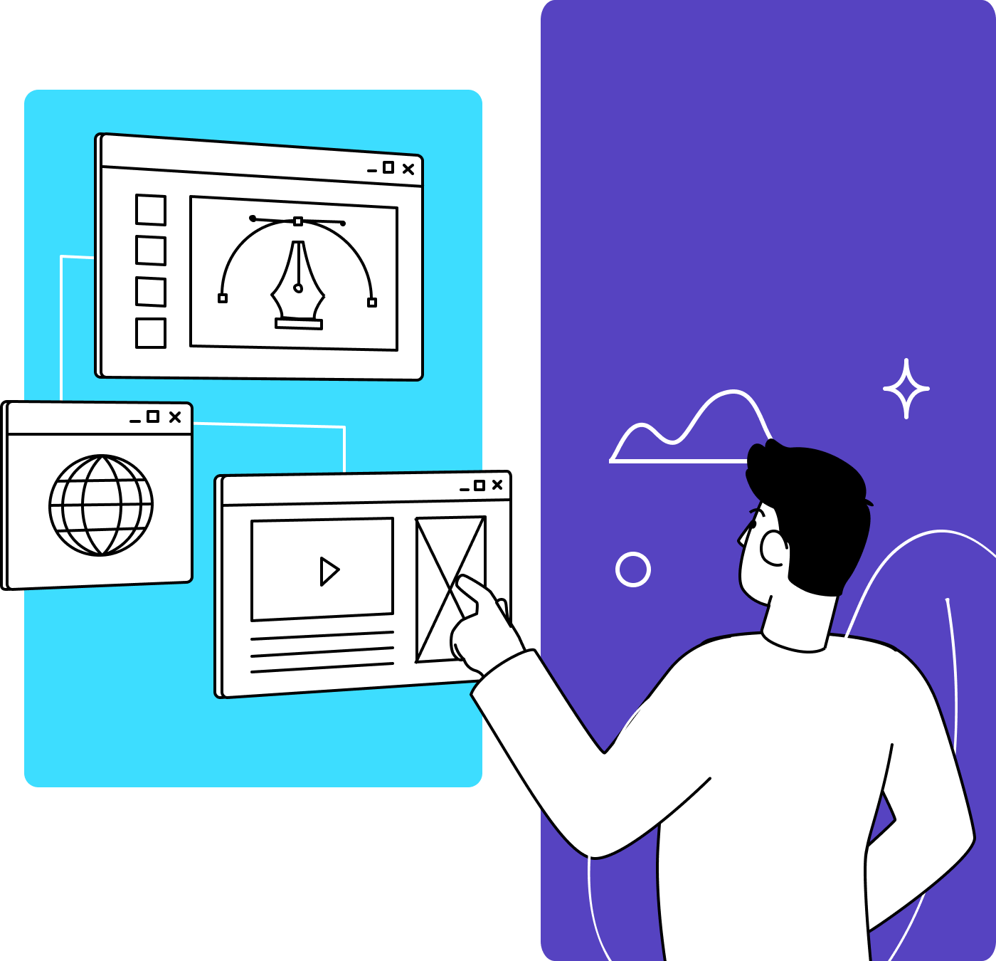 virtual courses illustration